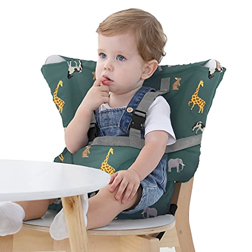 Easy Seat Portable Baby Safety Harness Chair Accessory Washable Cloth Travel High Chair Harness Seat For Infant Toddler Feeding With Adjustable Shoulder Belt #TOP2