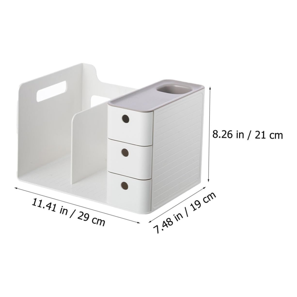 Artibetter Boîte Organisation De Papeterie Organisateur De Table De Bureau Boîte De Rangement Simple Pour Maison Et Bureau