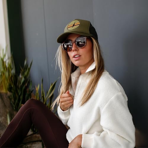 Image of Friday Feelin' Trucker Hat Women Men Baseball Caps Gift Women's USA Trucker Hats Caps Baseball Hats All Occasions - One Size
