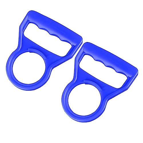 Hemobllo 2 Piezas Elevador De Cubos De Agua Embotellada Baldes Multifuncional Depósito De Agua Manejar Portátil Universal Extractor De Agua Filtración Tanque Empuñadura Blue