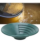 Tefola 260mm Goldwaschpfanne, ABS Kunststoff Gold Pan, Klassifizierer Waschsieb Zubehör für die P...