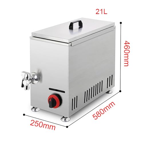 NGARY Käse-Hot-Dog-Fritteuse, Kommerzielle Käse-Hot-Dog-Sticks-Maschine, Tiefe Koreanische Corn-Dog-Fritteuse Mit LPG-Gas Und 21 L/22 Qt Großem Fassungsvermögen, Für Restaurant, Geschäft, Zuhause Usw – Bild 6