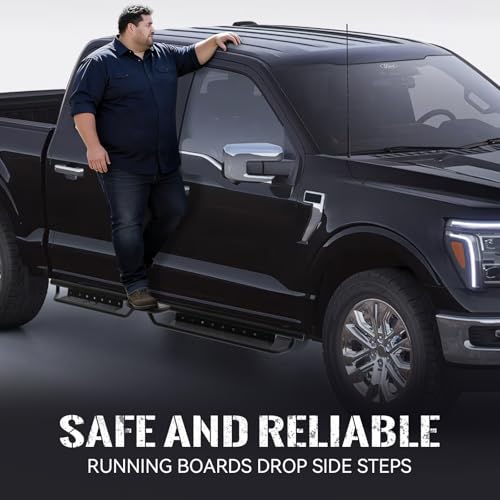Estribos para Ford F150 F250 F350 2015-2025 Acero miniatura 2
