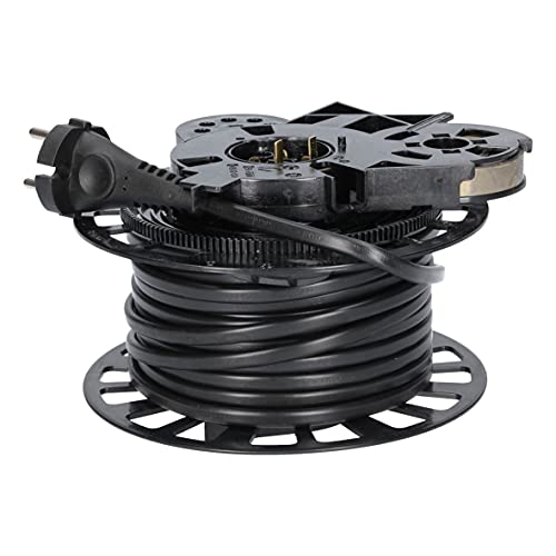 Bosch Siemens 12005079 0012005079 ORIGINAL Kabeltrommel Anschlusskabel Flachkabel Flachleitung Zuleitungskabel Schukostecker 12m Bodenstaubsauger Staubsauger Bodenreiniger auch Balay Constructa