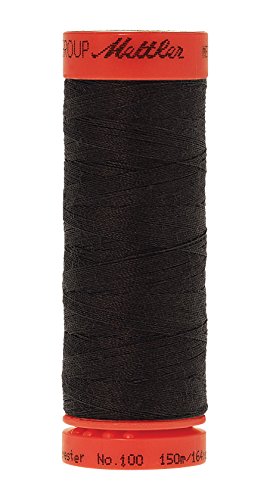 Hilo de poliéster Mettler Metrosene 165 yd Obsidian miniatura 1