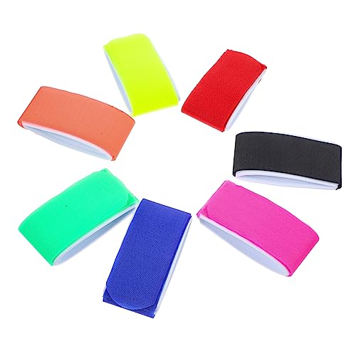 Abaodam 7Pcs Snowboard Straps Binding Bands for Secure Ski Transport Fluorescent