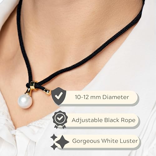 Real Pearl on Rope Necklace3