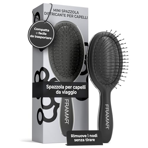 FRAMAR Mini Spazzola da Viaggio Per Capelli