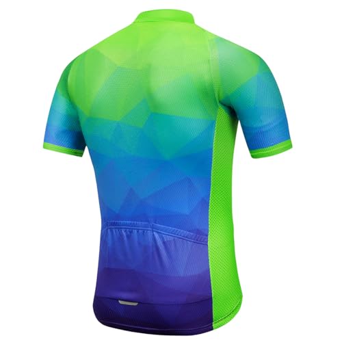 Męska koszulka kolarska Koszule MTB Zip Mountain Road Rowery Topy, G81045, 4XL