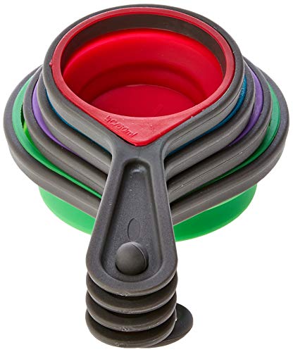 Jogo Colher Medidora Retrátil 4 Peças Silicone - CF55 - YANGZI