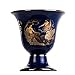 Imagen de BEAUTIFUL GREEK STATUES Taza de Justicia de Pitágoras Dionisio Zeus Pitágoras Feria de Pitágoras Antigua Grecia Azul Cobalto Utilizable