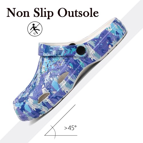 Image of SOSOWHLTE Men's Women's Arch Support Clogs,Unisex Garden Shoes Comfortable Slip-on Outdoor Sandals Slippers for Beach Casual