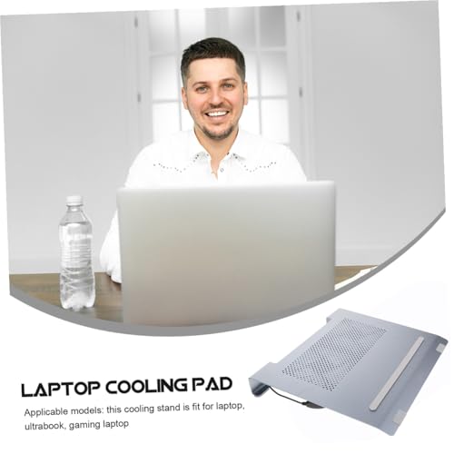 Base Cooler de Aleación de Aluminio SHINEOFI con Ventilador LED para Laptop hasta 17.3" miniatura 4