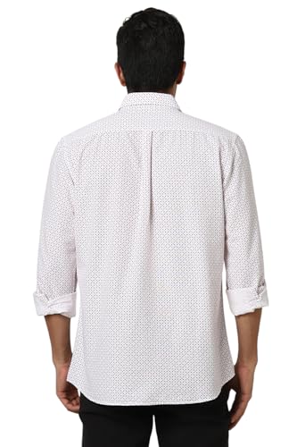 Image of Van Heusen Casual Printed Shirt for Men| Premium Cotton| Full Sleeves| Slim Fit |Breathable Fabric