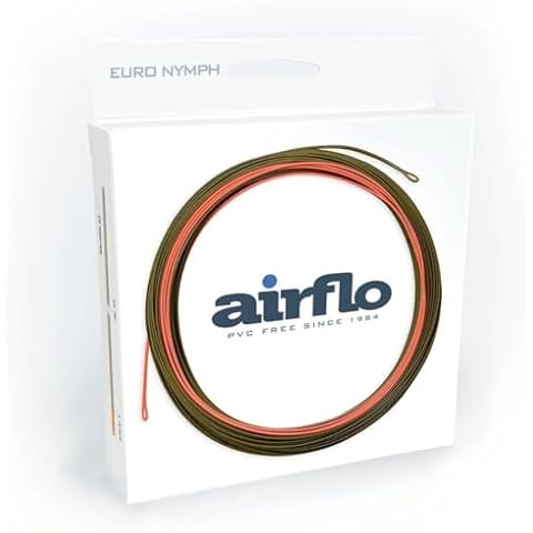 Airflo Super-Dri Euro Nymph Fly Line Olive/Orange Cover