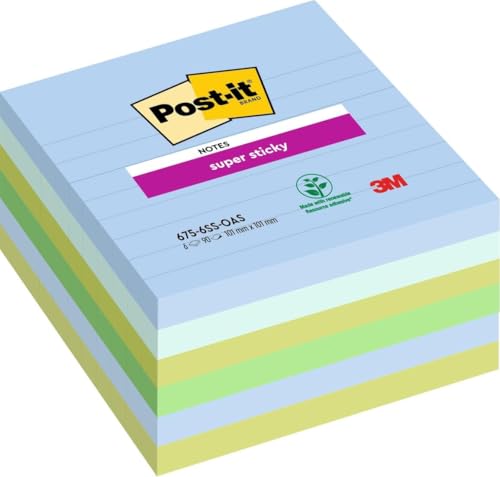 Post-it Notes Super Sticky au bureau et à la maison pour organiser vos rappels