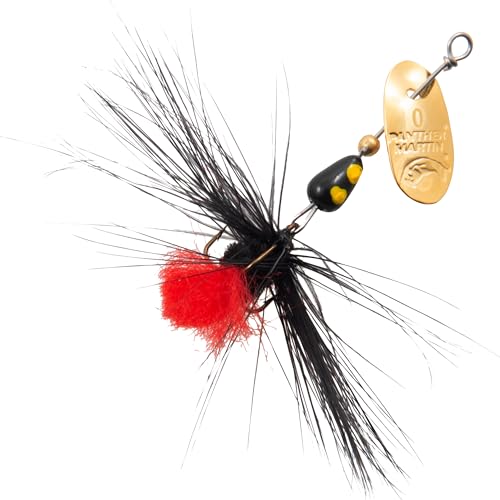 Panther Martin 0MPMMF-GBK Mini Fly Size 0 Gold And Black