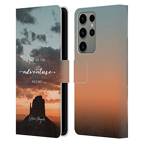 Carcasa Samsung Galaxy S23 Ultra 5G de cuero Nature Magick con tapa