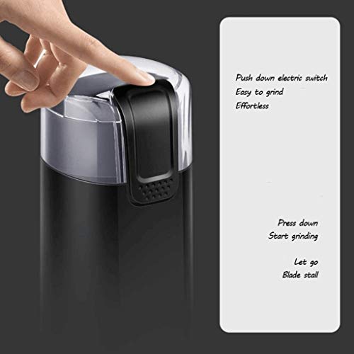 JRZTC Molinillo De Granos De Café Eléctrico, Molinillo De Semillas De Café Portátil, Molinillo De Café Pequeño… - Imagen 5
