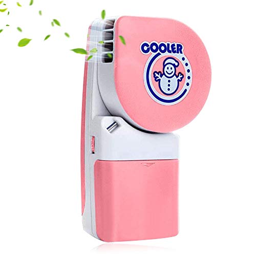 LUCKSTAR Handheld Cooler Fan - Small Fan Mini-Air Conditioner Speed Adjustable Summer Cooler