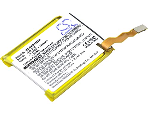 VI VINTRONS GB-S10, GB-S10-353235-0100 Replacement Battery for Sony SmartWatch 3, SWR50,