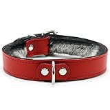 VP Leather Kathleen Collar (Red, Small)