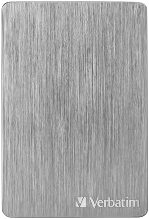 Verbatim Store 'n' Go ALU Slim,1 to, Space Grey, Disque Dur Externe, USB 3.2 GEN 1, Disque Dur Externe en Aluminium, pour Windows & Mac OS X, Disque Dur Portable