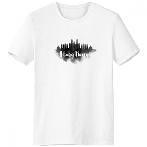 T-shirt blanc hommes ras du cou vêtement d'été à manches courtes
