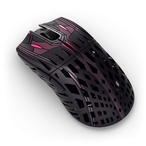 Image of PWNAGE Trinity Wireless Gaming Mouse 8kHz - 39 Grams Ultralight Esports Pro Gamer Flawless Professional Custom Xero PAW3950 Optical Sensor 36,000 DPI - 8000Hz -100% PTFE Skates Symm 2 - Sakura Samurai