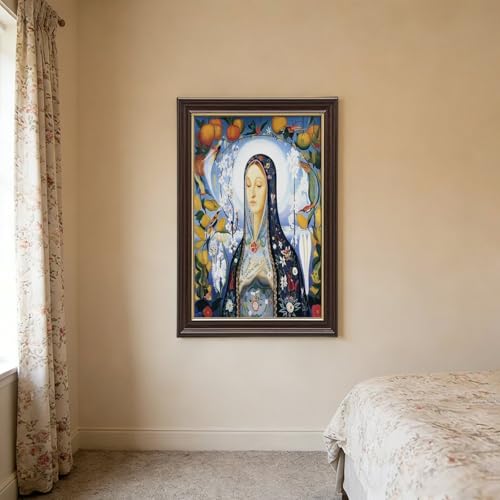 Toile Vierge Joseph Stella de decoration murale avec cadre suspendu - 3