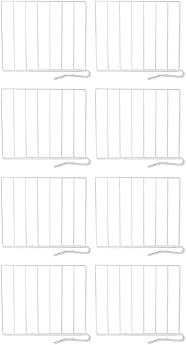 Miniatura 6 de Evelots Paquete de 8 separadores de estantes de madera, organizador, armario, armario, dormitorio, oficina, sin herramientas