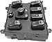 Evan Fischer Power Window Switch Compatible with Mercedes Benz ML320 1998-2003 ML430 1999-2001 Black 28-Prong Blade Male Terminal; Female Connector Replaces # CBS1482, 1638206610