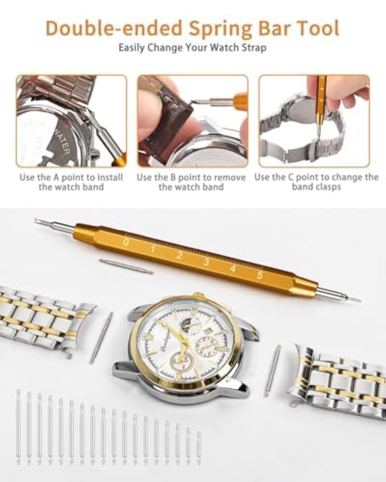 Watch Repair Tools Kit, ET 149pcs Watches Battery Replacement