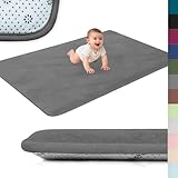 Voxirum 3 cm Dicke Krabbelmatte Baby, Schaumfüllung Teppich Kinderzimmer Spielmatte Krabbeldecke...