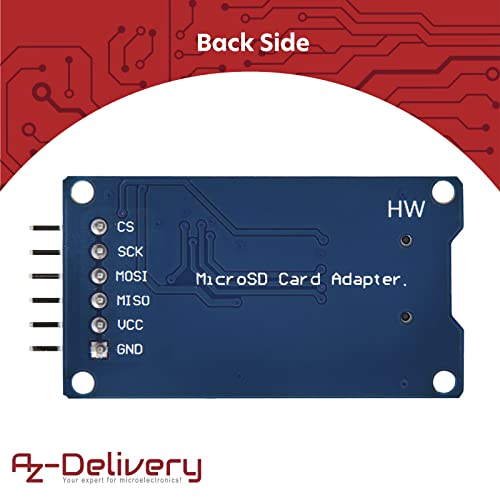 AZDelivery 3 x SPI Reader Micro Memory SD TF Module Card Memory Shield compatibel met Arduino inclusief E-Book! - Afbeelding 4