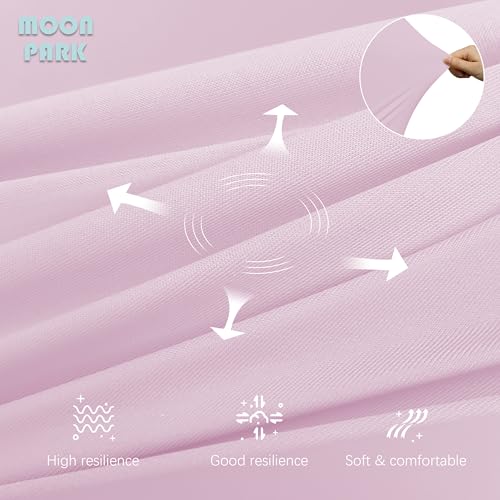 Image of MOON PARK Pregnancy Pillows for Sleeping - U Shaped Full Body Maternity Pillow with Removable Cover - Support for Back, Legs, Belly, Hips - 57 Inch - Purple - Cooling Cover