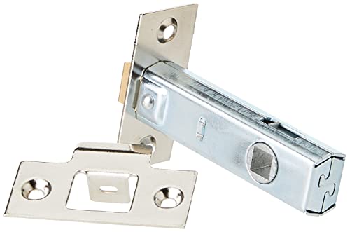 75mm Tubular Mortice Latch Polished Nickel, 1 - Pack - Image 2