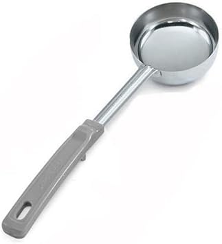Vollrath Solid S/S 4 Oz Spoodle w/ Gray Grip N Serv Handle