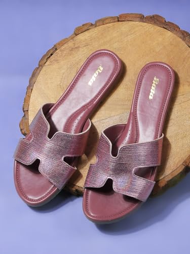 Image of Bata Women's Mule Slippers - Comfortable & Trendy Slip-On Slippers for Everyday Wear