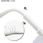 Safety Glasses, 5Pack Adjustable Wide-Vision Protective Glasses, Lightweight Fog-Proof Safety Goggles
