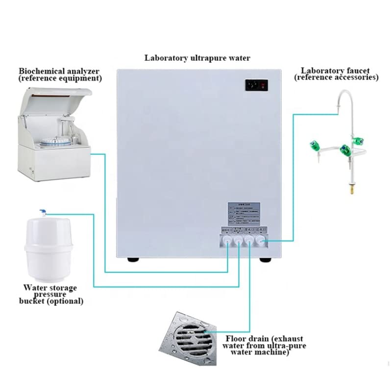 Laboratory Pure Water Equipment Deionized Water Machine HM-CS100B Ultrapure Water Purifier