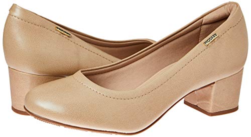 Tamanco Rasteiro Napa Sense, Modare, Feminino, Bege, 34