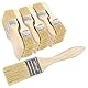 CYEER 50 Stück Malerpinsel 35MM(1,4Zoll), Malerpinsel Set, Flachpinsel Set, Lackpinsel mit Holzgriff, Lasurpinsel Set Naturborstenpinsel für Farben, Lack, Beizen, Klebstoffe