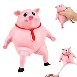 splash film 🐷【Einzigartiges Schweine Design】: Dieses Schweine-Quetschspielzeug hat die Form eines süßen rosa Schweinchens. Mit seinem lustigen und niedlichen Aussehen sowie realistischen Bildern bietet dieses Stressabbau-Spielzeug eine neue visuelle und sensorische Erfahrung. Es hilft Ihnen nicht nur, ruhig zu bleiben, es lindert auch Ihre Ängste, befreit Ihren Geist von abschweifenden, ängstlichen Gedanken und lenkt Ihre Aufmerksamkeit auf einen Ort.