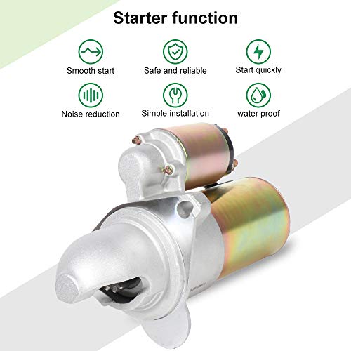 Scitoo Starters Sr8626X 6490N Fit For Hummer H3 2006 3.5L For Isuzu Ascender 2003-2005 4.2L I-280 2006 2.8L I-350 2006 3.5L For Oldsmobile Bravada 2002-2004 4.2L For Saab 9-7X 2005 4.2L #TOP1