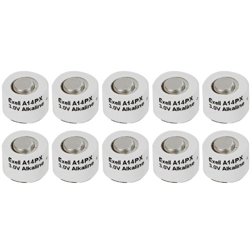 10pc Exell A14PX V14PXA A14PX PX14A TR112 EPX14 3V Alkaline Battery