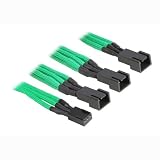 BitFenix BFA-MSC-3F33F60GK-RP - Cable para Fuente de alimentación, Negro y Verde