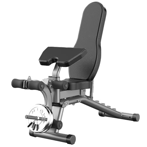 ノーブランド 90°調整折りたたみ式レッグカールベンチ