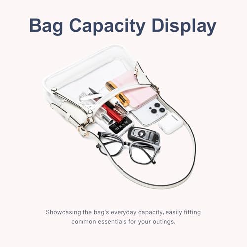 Clear Bag for Stadium Events – Clear Purses for Women Stadium Crossbody – Transparent Bag for Concerts, Sports, and Game Day3
