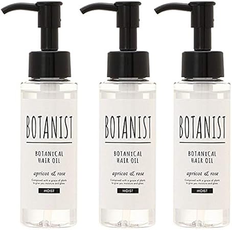 Amazon ボタニスト Botanist ボタニカルヘアオイル モイスト アプリコット ローズ 80ml 3個セット Botanist ボタニスト ヘアオイル 通販